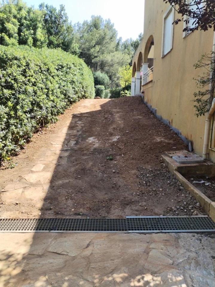 Projet d'enrochement Rocbaron